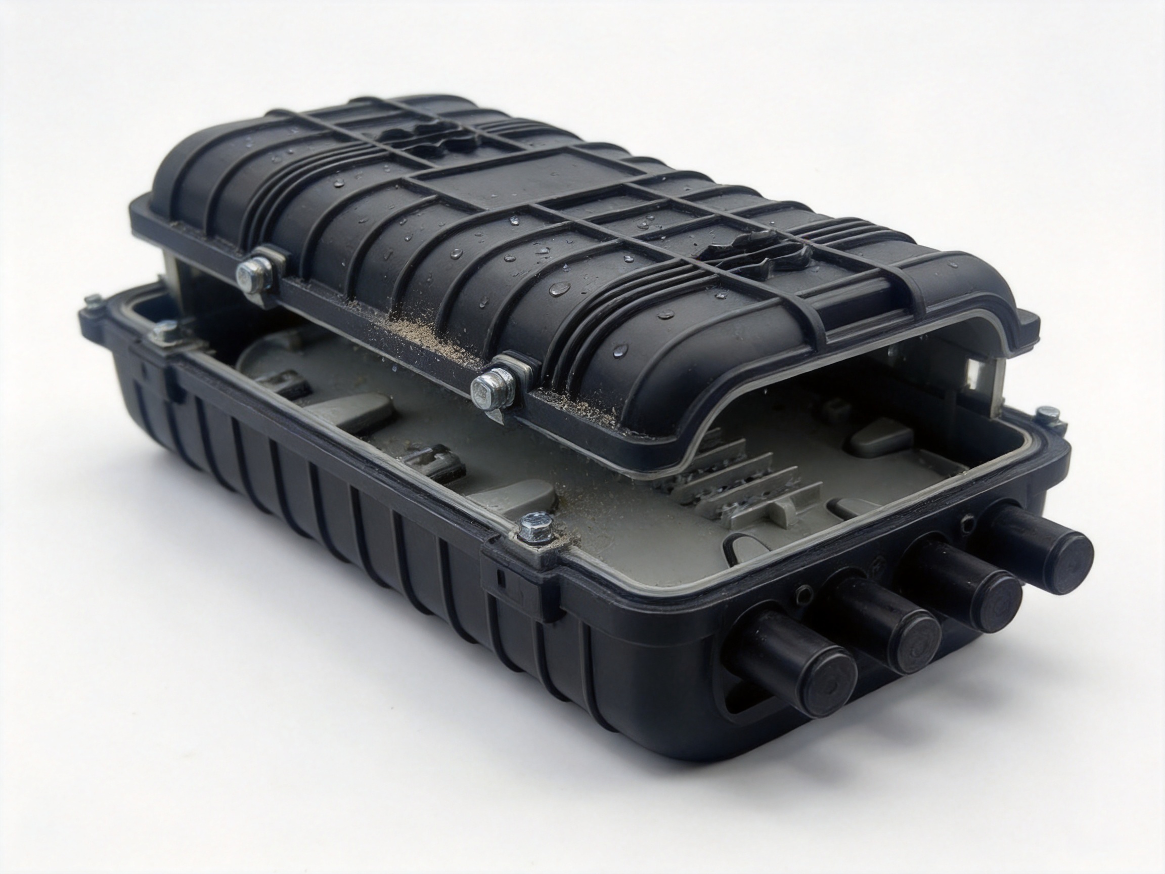 High-Capacity Fiber Optic Splice Closure for Durable FTTH and Backbone Network Protection